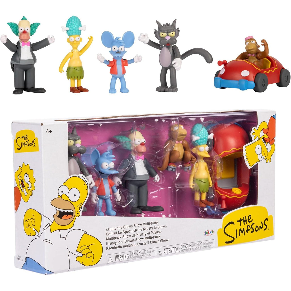 The Simpsons 2.5-inch Figures: Krusty the Clown Show Multipack