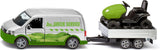Siku VW T6 with lawn tractor 1:50 Scale