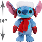 Disney Stitch Holiday Dancing Feature Plush