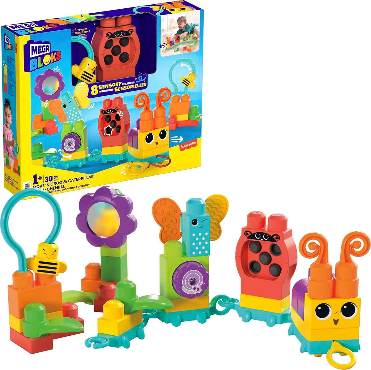 Mega Bloks Move 'N Groove Caterpillar