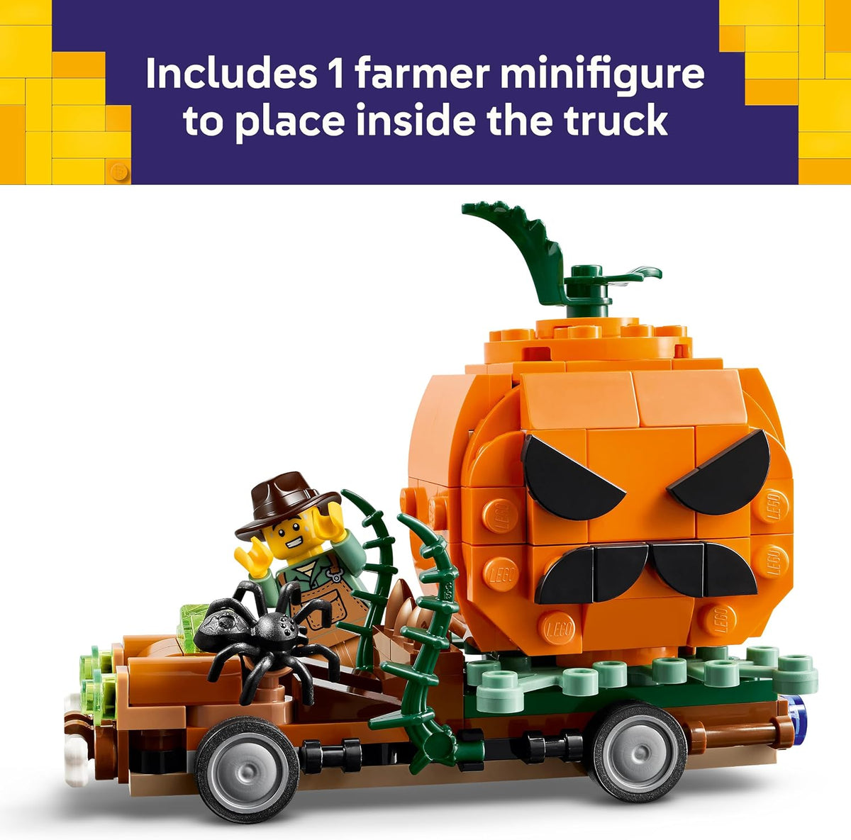 LEGO 40822 Jack-O'-Lantern Pick-Up Truck