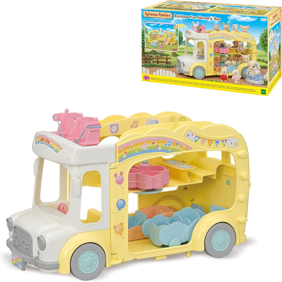 Sylvanian Families Rainbow Fun Nursery Bus