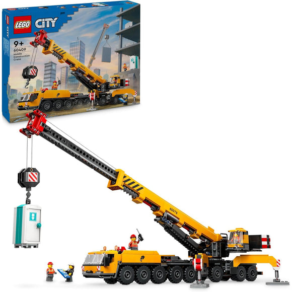 LEGO 60409 City Yellow Mobile Construction Crane