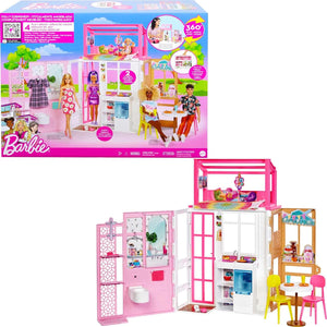 Barbie Dollhouse On-the-Go Playset