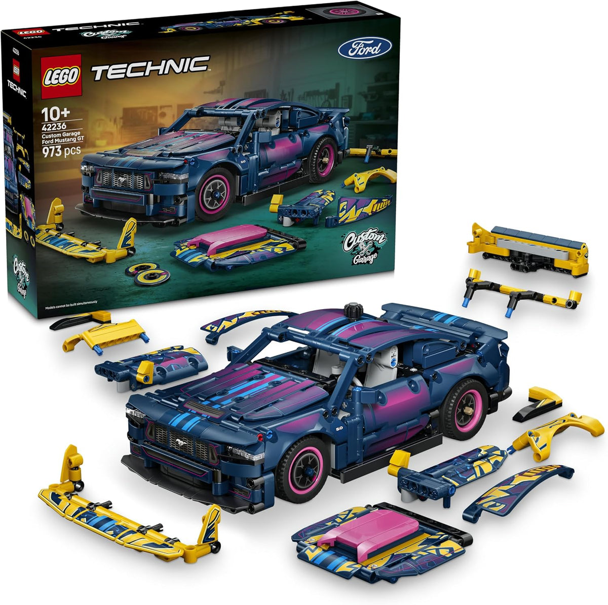 LEGO 42236 Technic Cutom Garage Ford Mustang GT Car