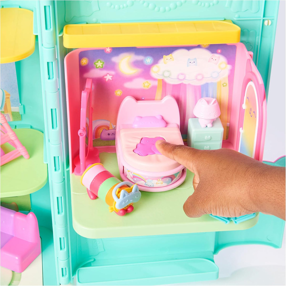Gabby's Dollhouse: Pillow Cat Sweet Dreams Bedroom Playset