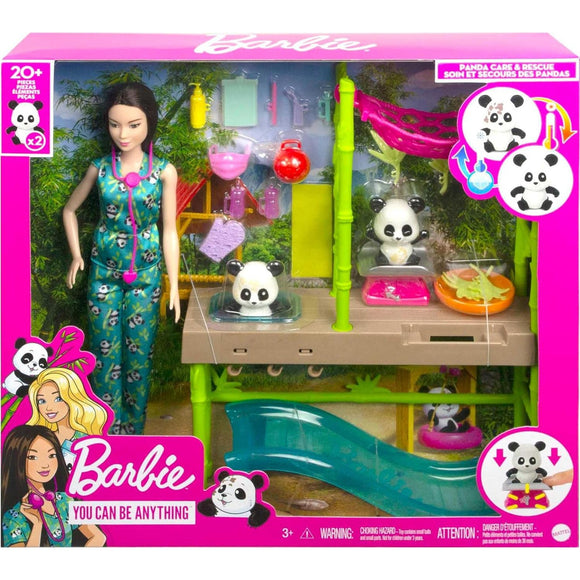 Barbie Doll Panda Care and Rescue Playset