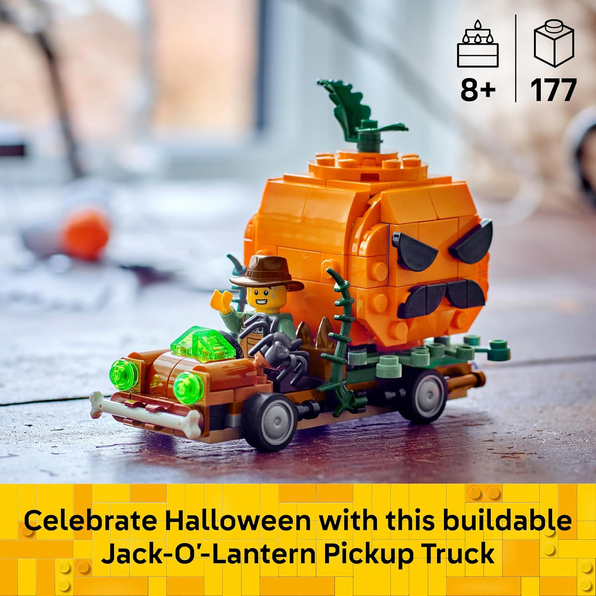 LEGO 40822 Jack-O'-Lantern Pick-Up Truck