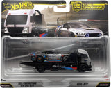 Hot Wheels Premium Team Transport Truck & Race Car, Assorted