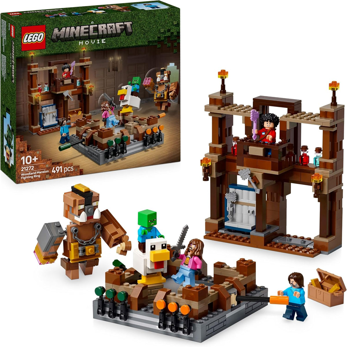 LEGO 21272 Minecraft Woodland Mansion Fighting Ring
