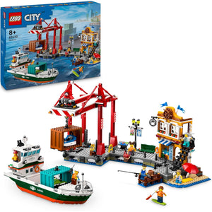 LEGO 60422 City Seaside Harbour with Cargo Ship