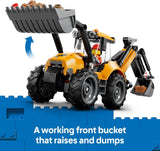 LEGO 60480 City Yellow Backhoe Loader