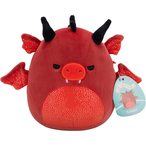 Squishmallows Salami the Red Dragon 7.5