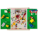 Room 2 Build Kids Toy Box with Building Brick Display