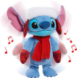 Disney Stitch Holiday Dancing Feature Plush