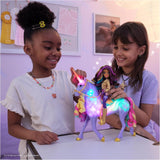 Unicorn Academy Rainbow Light-Up Wildstar Unicorn Doll 28cm