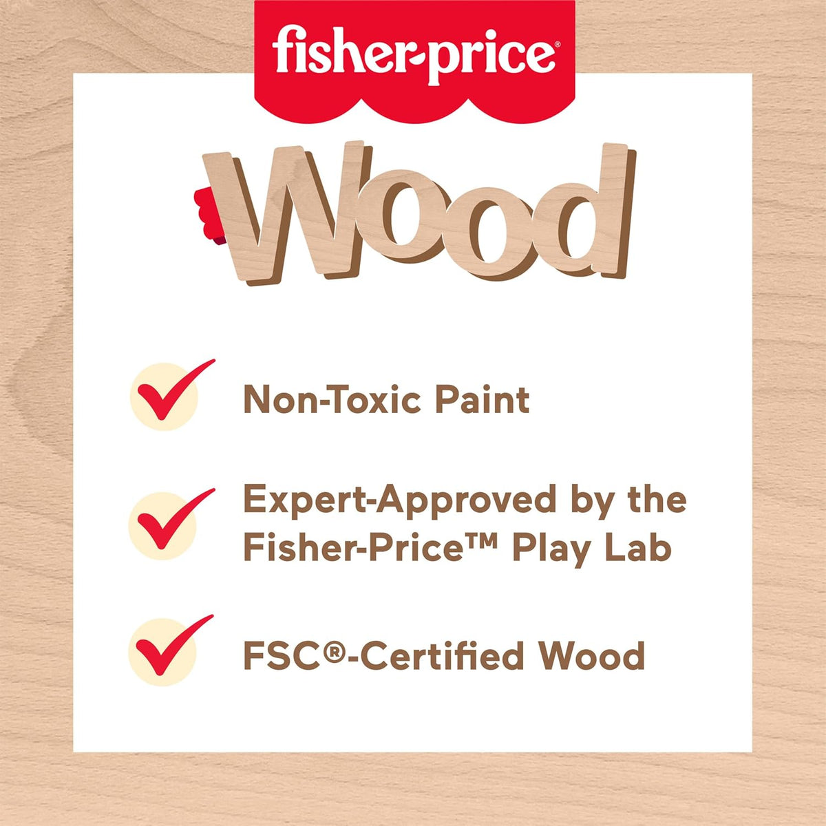 Fisher Price Wooden Musical Gift Set