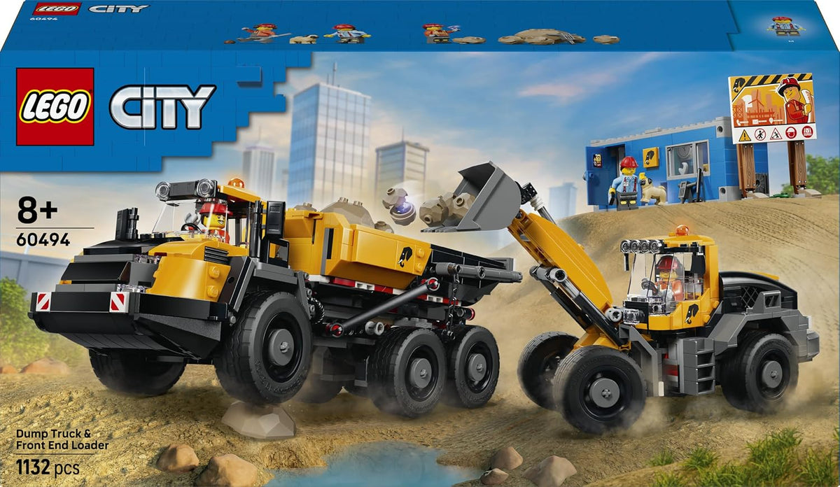 LEGO 60494 City Dump Truck & Front End Loader
