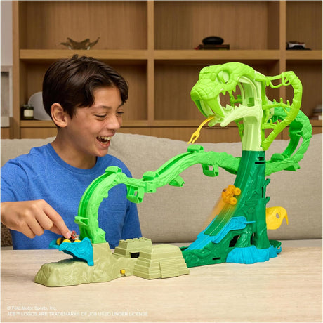 Monster Jam Mini Jams Cobra's Crazy Escape Motorised Playset