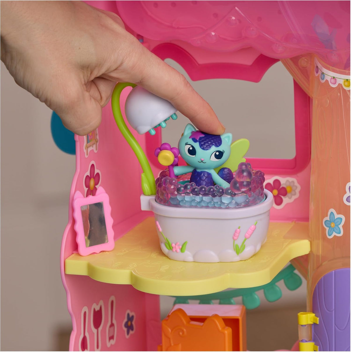 Gabby's Dollhouse: Fairylandia MerCat's Fairy Bathroom Playset