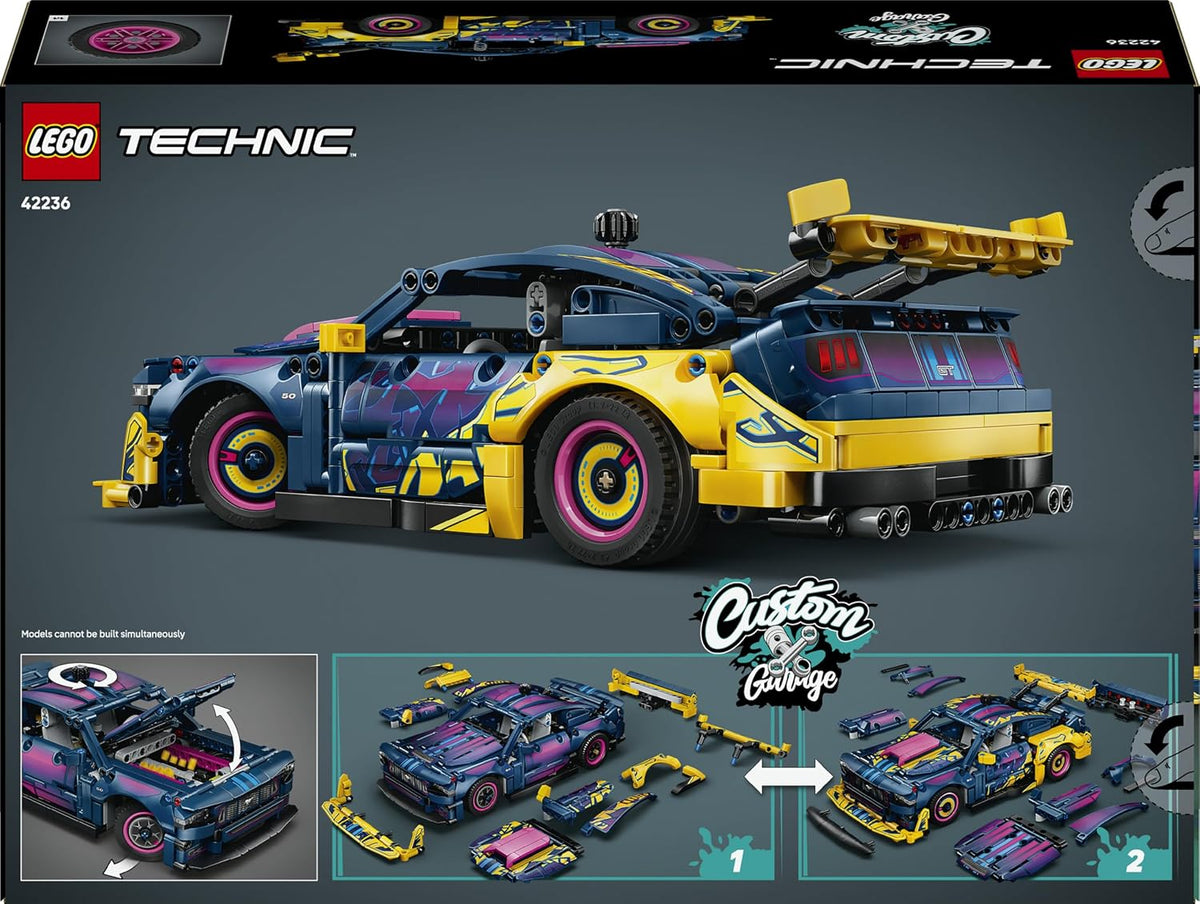 LEGO 42236 Technic Cutom Garage Ford Mustang GT Car