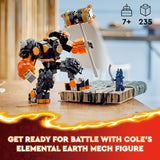 LEGO 71806 Ninjago Cole's Elemental Earth Mech