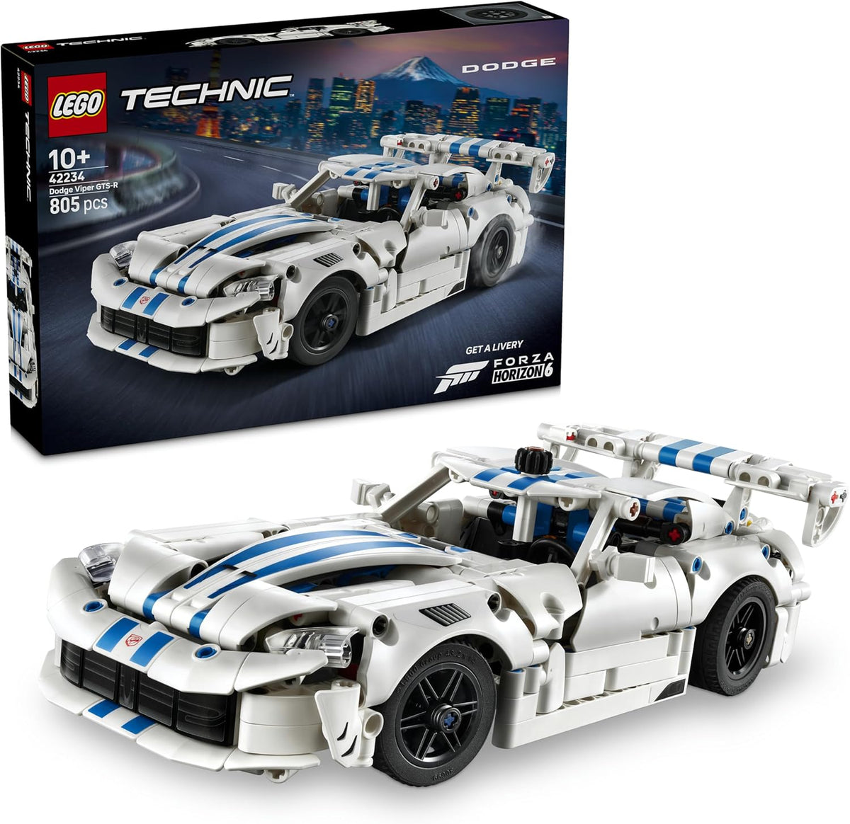 LEGO 42234 Technic Dodge Viper GTS-R Sports Car