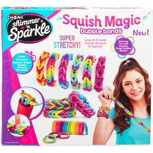 Shimmer 'n Sparkle Squish Magic Bubble Bands Bracelet Kit