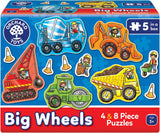 Orchard Toys Big Wheels Jigsaw Puzzles