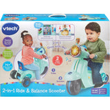 VTech 2-in-1 Ride & Balance Scooter - Blue