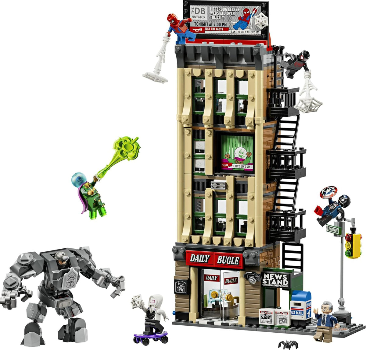 Lego Marvel Spider-Man vs. Mysterio: The Daily Bugle