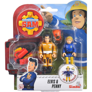 Fireman Sam 2-Figure Pack: Elvis & Penny