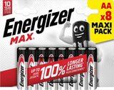 Eneergizer Max AA Batteries 8 Pack