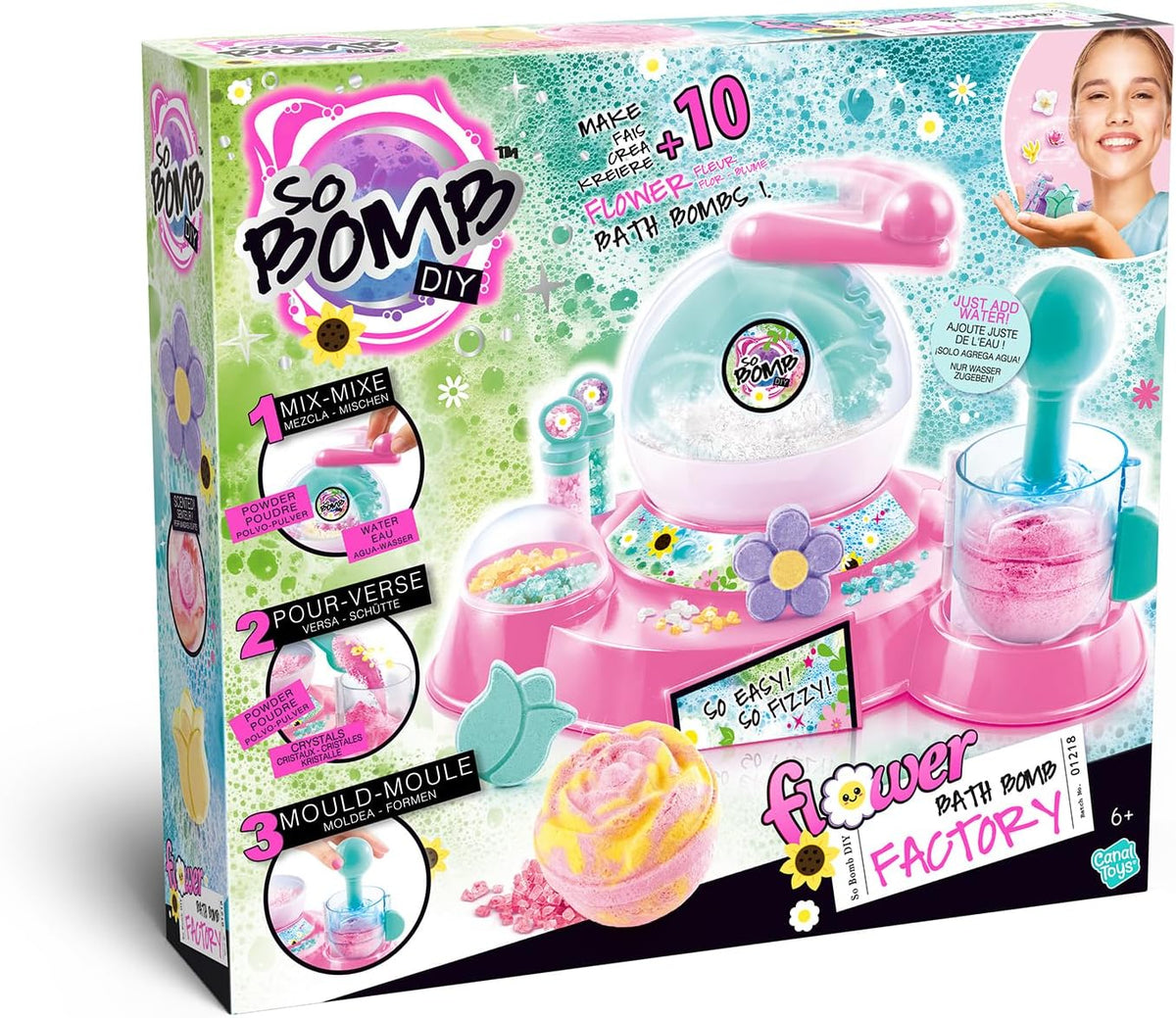 So Bomb DIY Flower Bath Bomb Factory