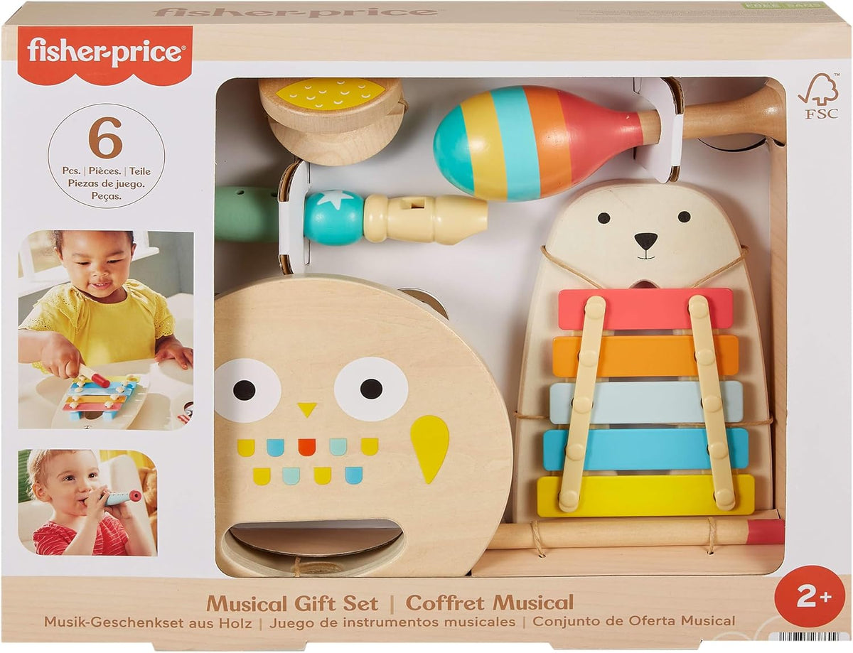Fisher Price Wooden Musical Gift Set