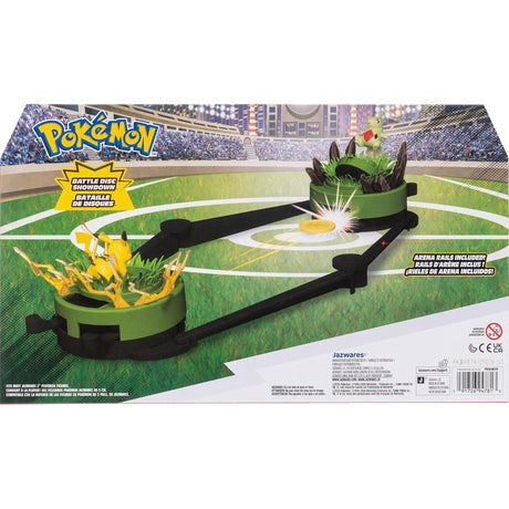 Pokemon Battle Disc Showdown with Pikachu and Larvitar