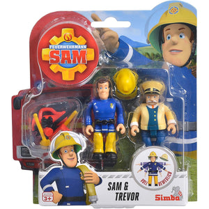 Fireman Sam 2-Figure Pack: Sam & Trevor