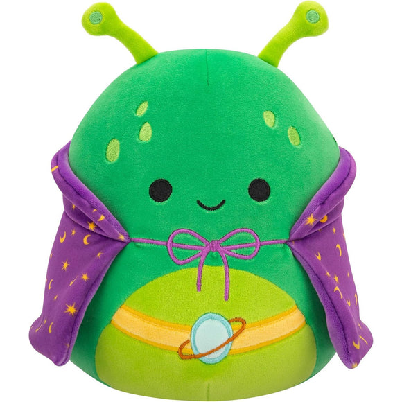 Squishmallows: Halloween - Tortellini the Green Alien with Purple Cape 7.5