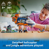 LEGO 60437 City Jungle Explorer Helicopter at Base Camp