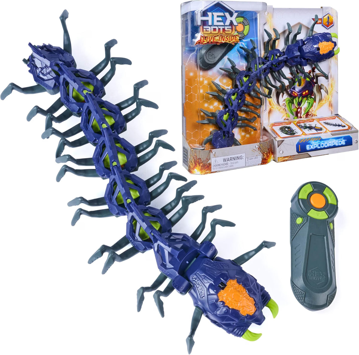 HexBots Alive Inside Explodapede
