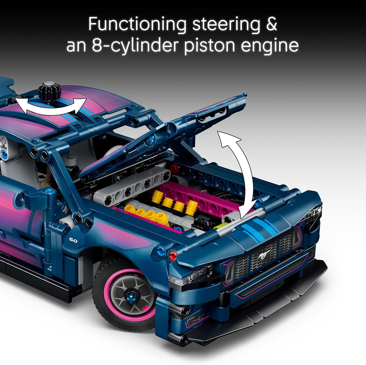 LEGO 42236 Technic Cutom Garage Ford Mustang GT Car