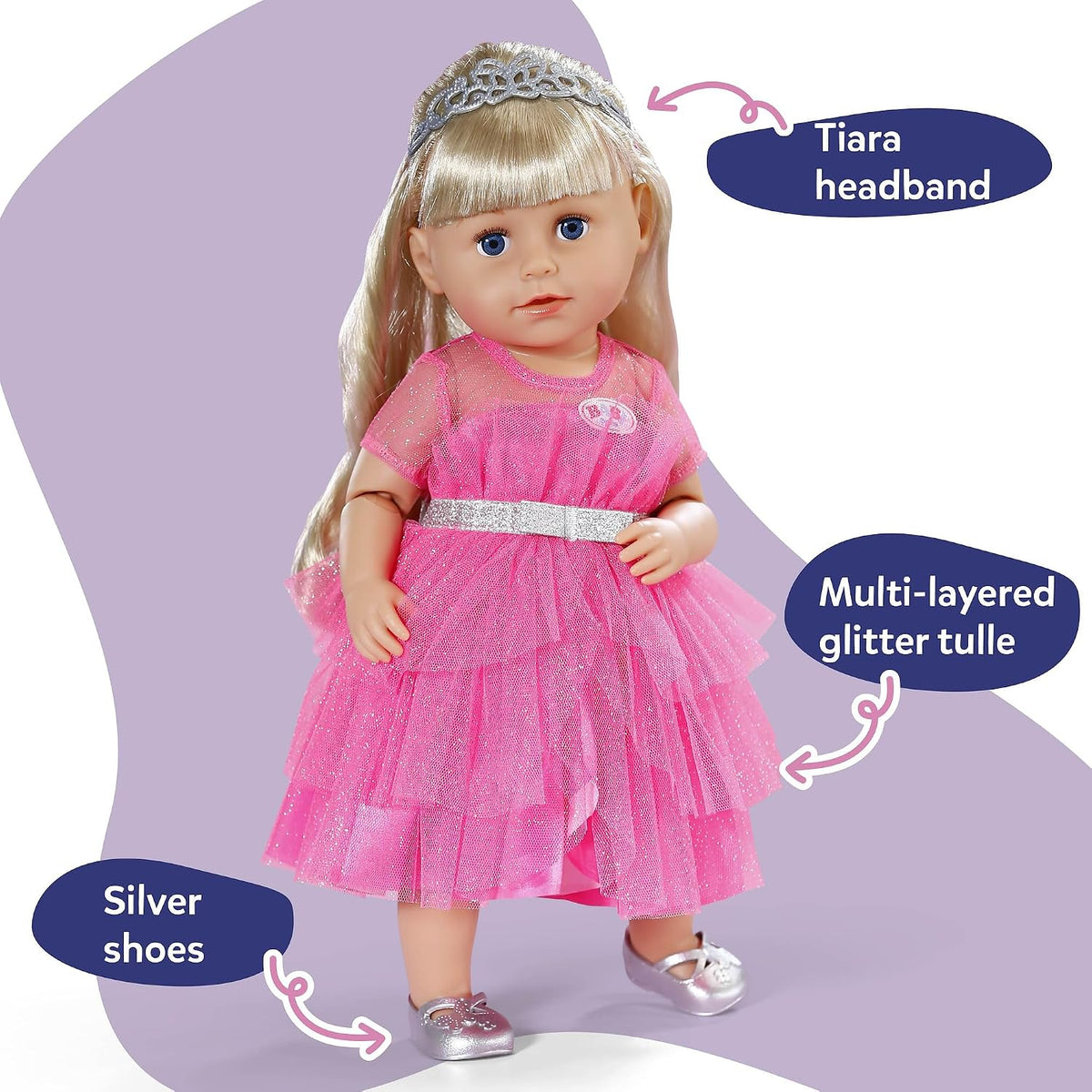 Baby Born Clothes: Princess Outfit 43cm