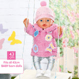 Baby Born Pink Coat Set 43cm