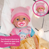 Baby Born Emma 43cm Doll with 10 Accessories