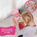 Baby Born Emma 43cm Doll with 10 Accessories