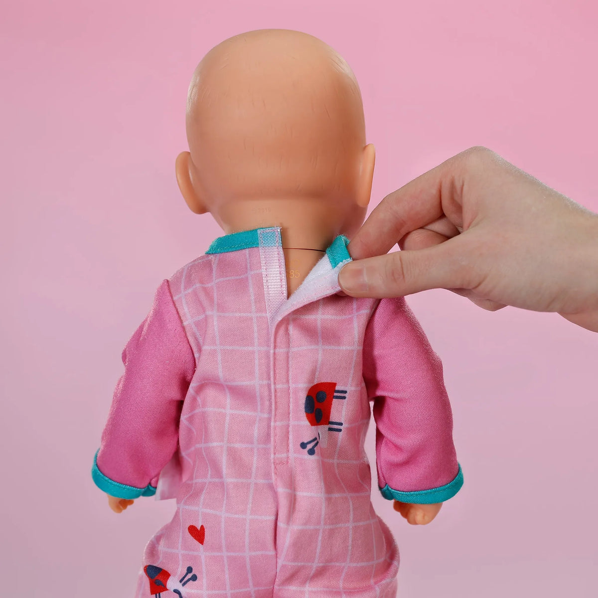 Baby Born Clothes: Pink Romper 36cm