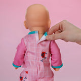 Baby Born Clothes: Pink Romper 36cm