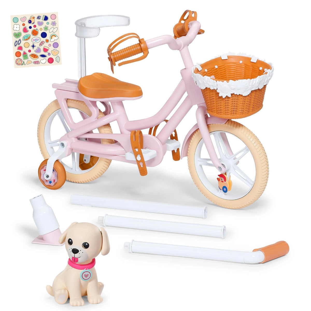 Baby Born Doll Bike with Lucky the Dog