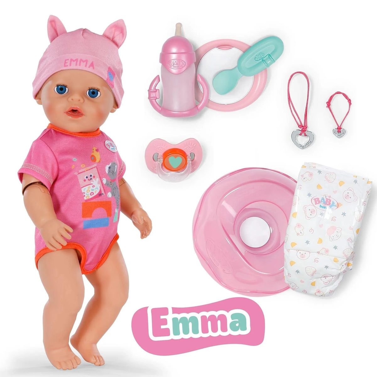 Baby Born Emma Click & Play Doll 43cm