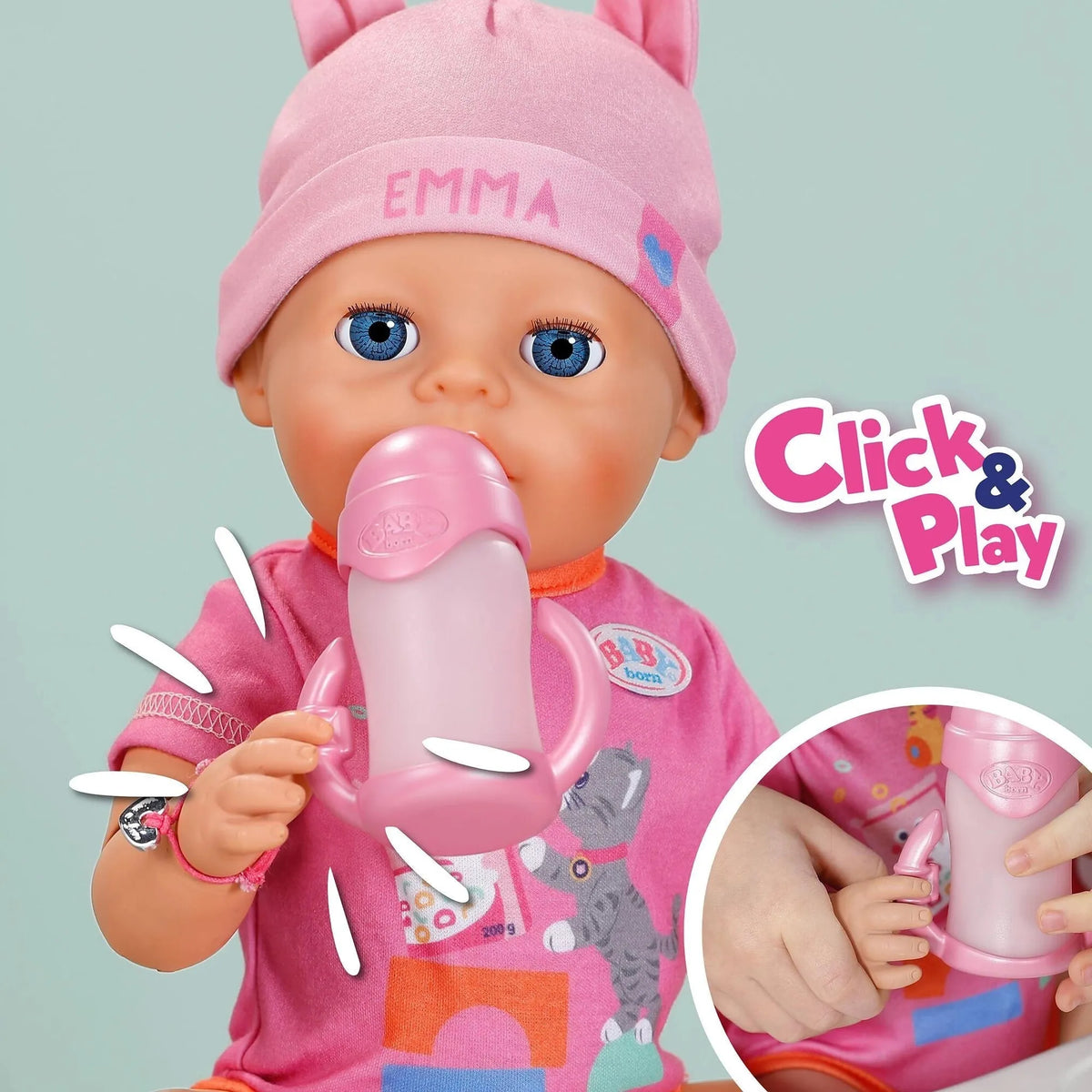 Baby Born Emma Click & Play Doll 43cm